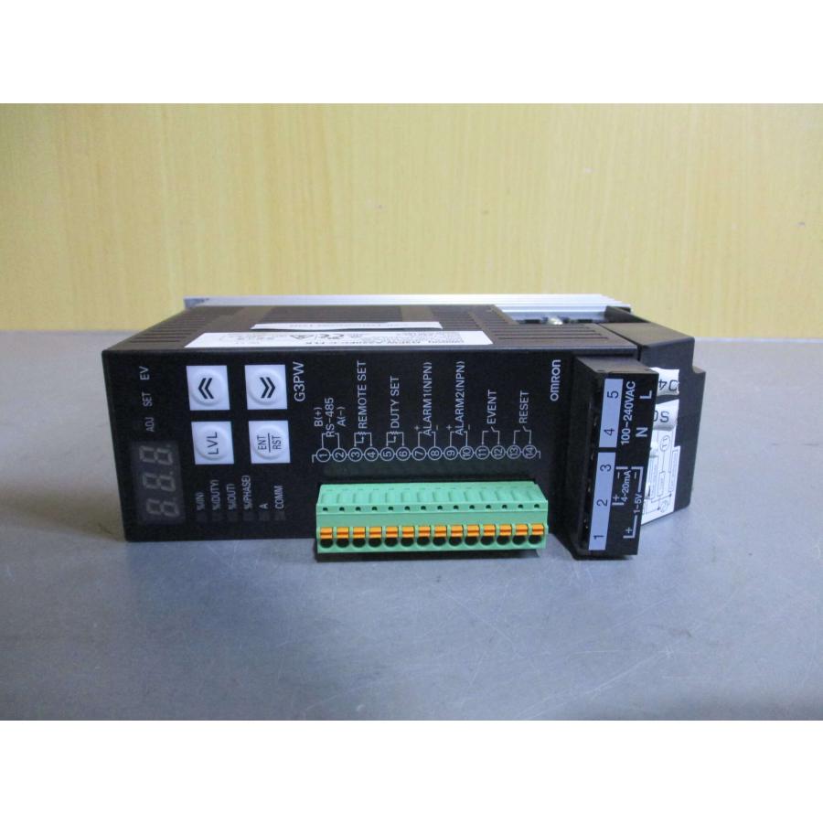 中古 OMRON G3PW-A220EC-C-FLK 単相電力調整器(LBFR60220B108 中古 OMRON G3PW-A220EC-C-FLK 単相電力調整器(LBFR60220B108