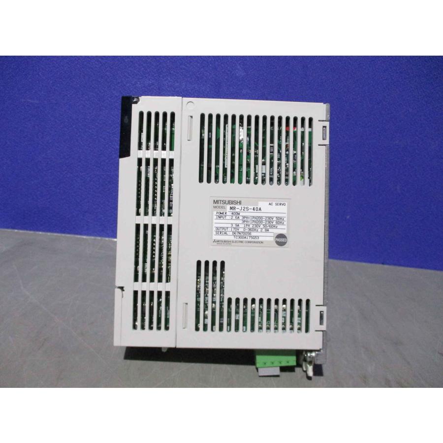 中古MITSUBISHI AC SERVO MR-J2S-40A サーボアンプ 400W(LBFR60325D149