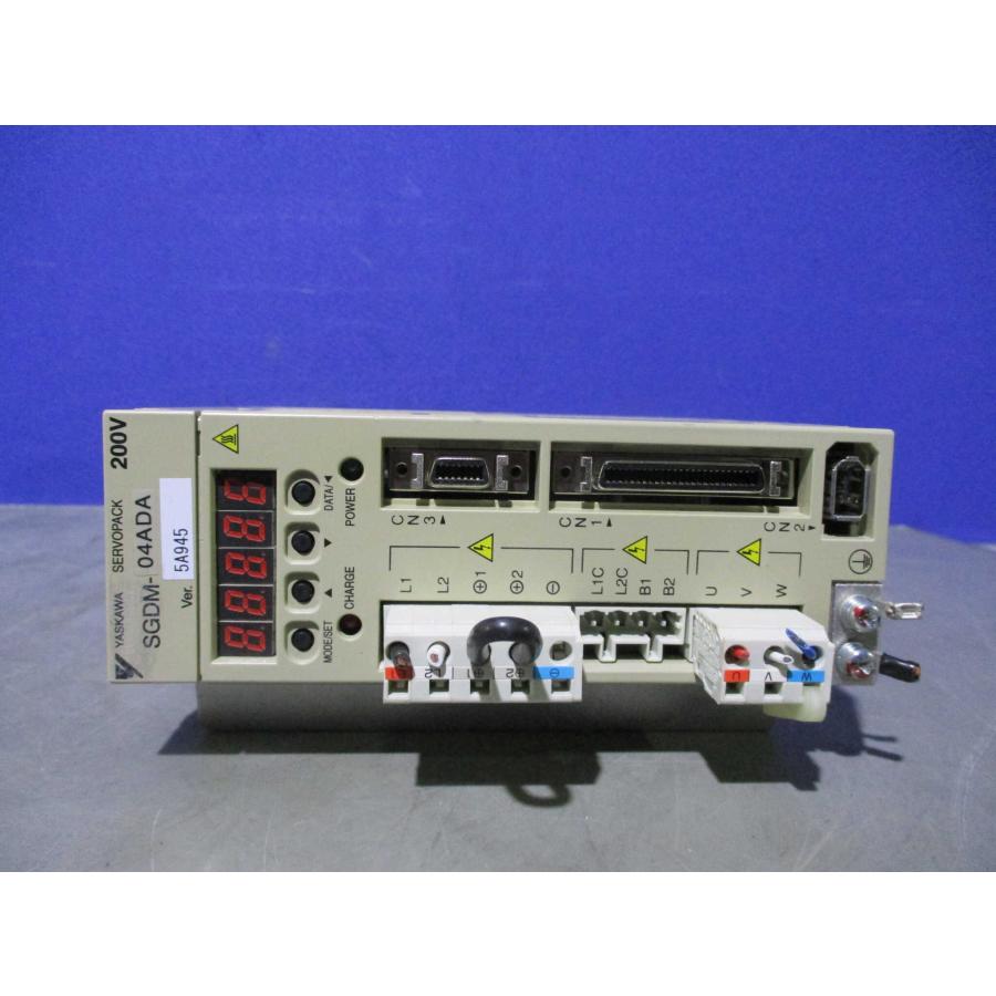 中古 YASKAWA SERVO PACK SGDM-04ADA ACサーボパック (LBFR60405D179