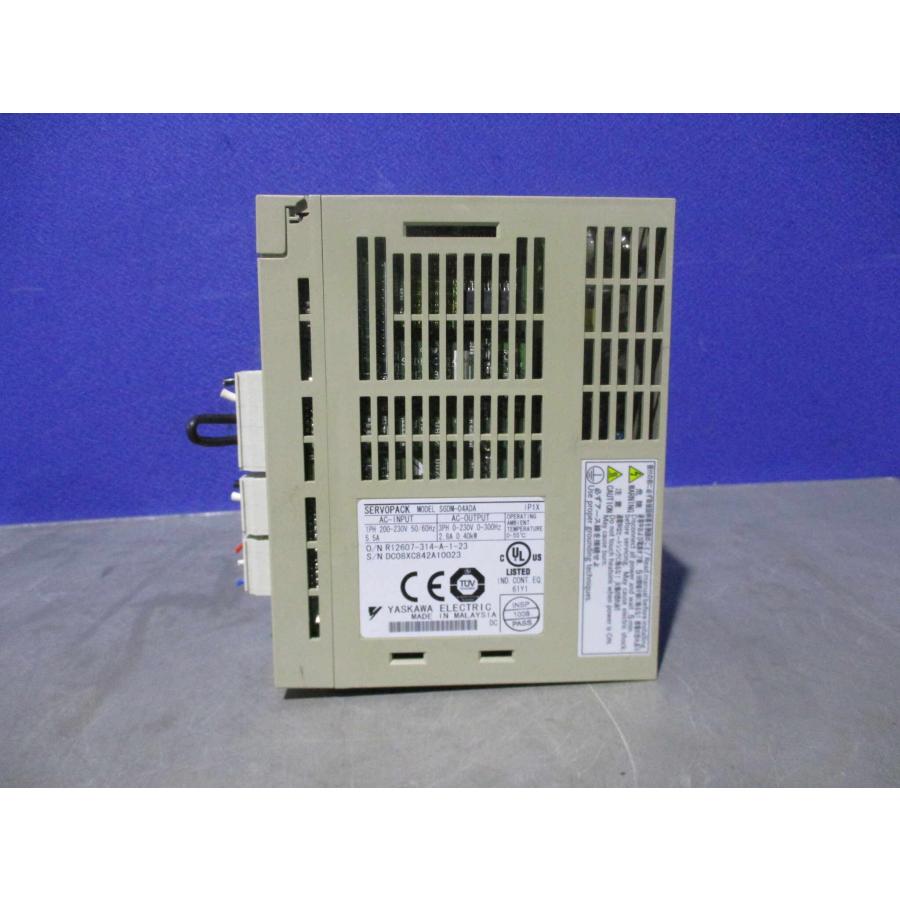中古 YASKAWA SERVO PACK SGDM-04ADA ACサーボパック (LBFR60405D182