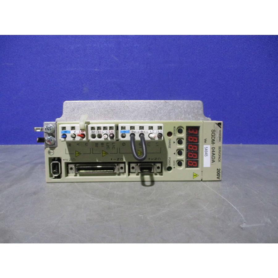 中古 YASKAWA SERVO PACK SGDM-04ADA ACサーボパック (LBFR60405D182