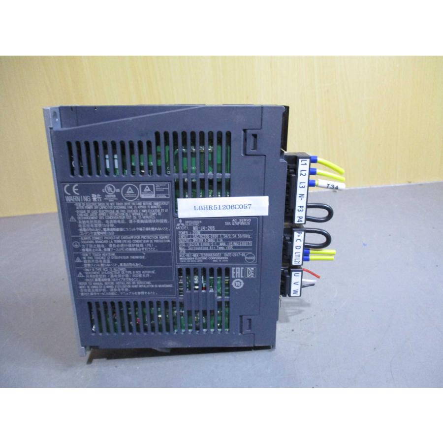 中古MITSUBISHI 三菱電機 サーボアンプ MR-J4-20B 200W (LBHR51206C057