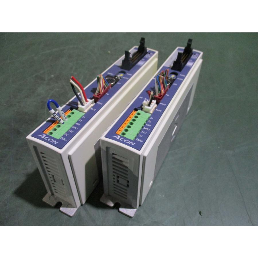 中古IAI ACON-C-30I-NP-2-0 CONTROLLER コントローラ24V 1.6A 2SET(LBKR50615C020 ...