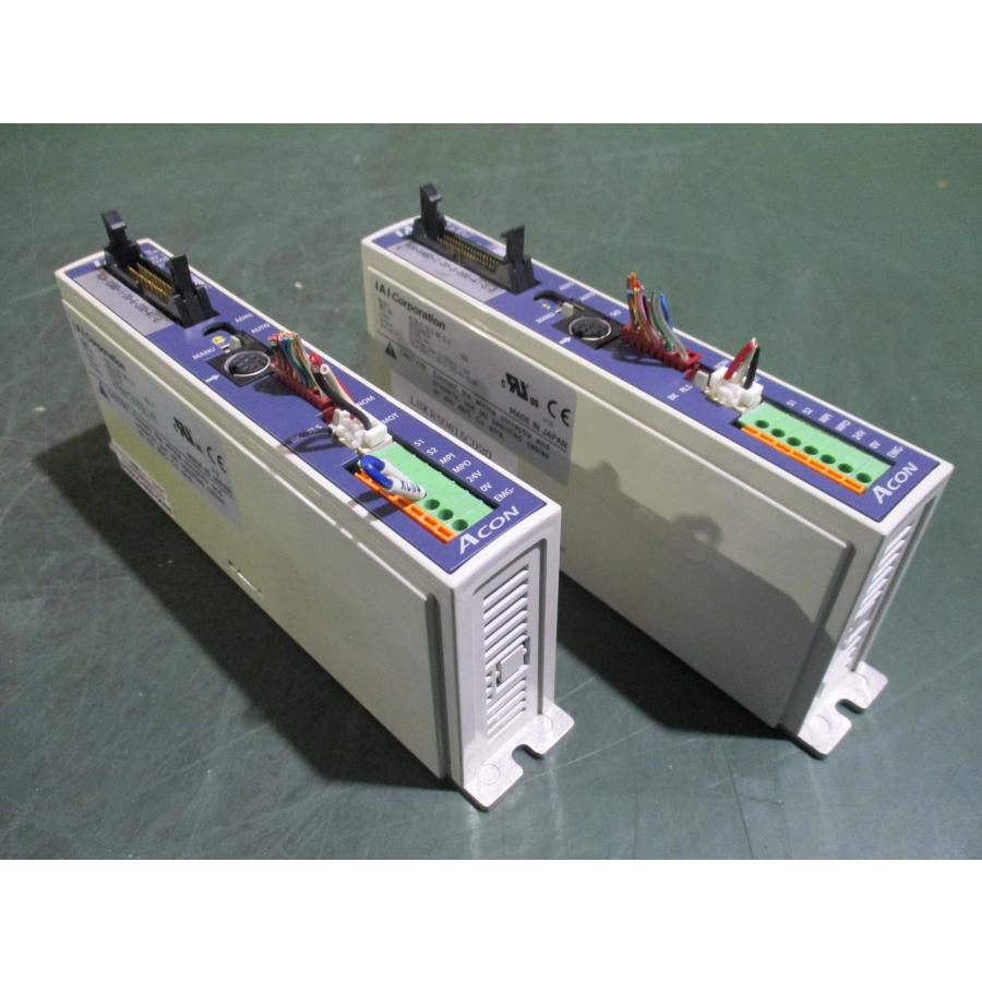 中古IAI ACON-C-30I-NP-2-0 CONTROLLER コントローラ24V 1.6A 2SET(LBKR50615C020 ...