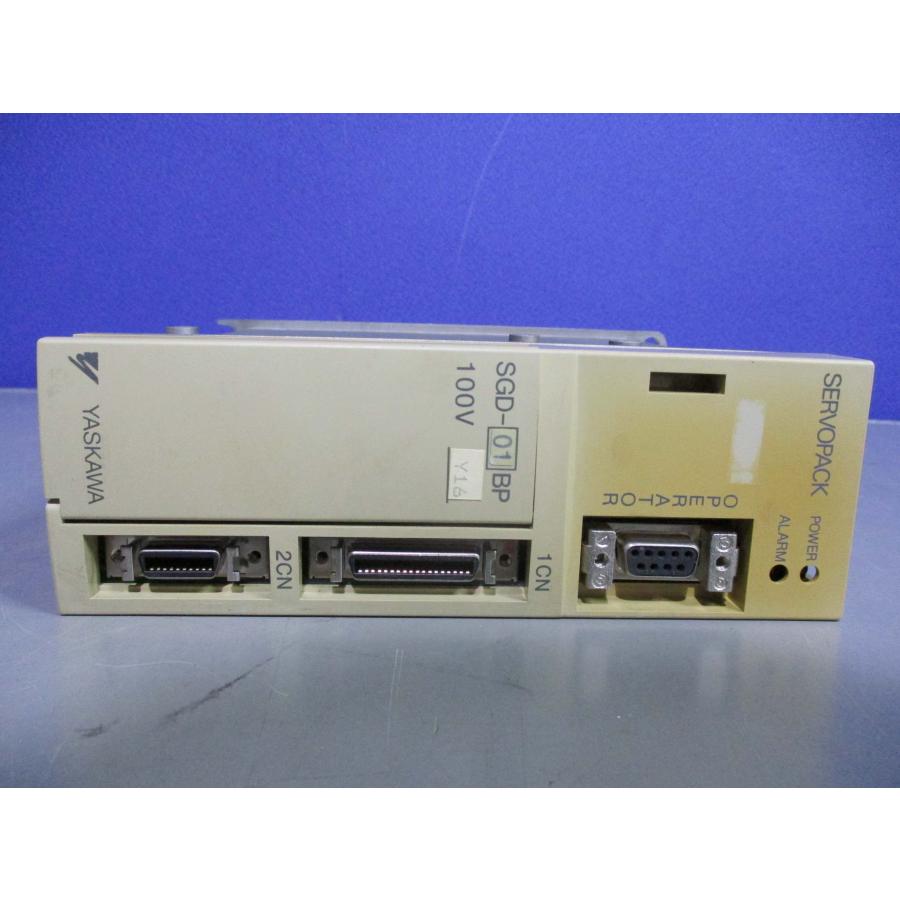 中古 YASKAWA SERVOPACK SGD-01BPY16 サーボパック 100V(LBKR50721C097