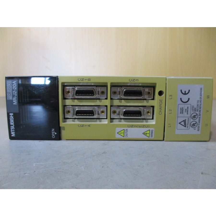 中古 MITSUBISHI AC SERVO MR-J2-20A サーボアンプ 200W(LBKR50726D052 