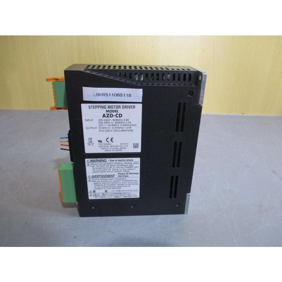 中古ORIENTAL STEPPING MOTOR DRIVER AZD-CD ステッピングモータードライブ(LBKR51106B118 ...