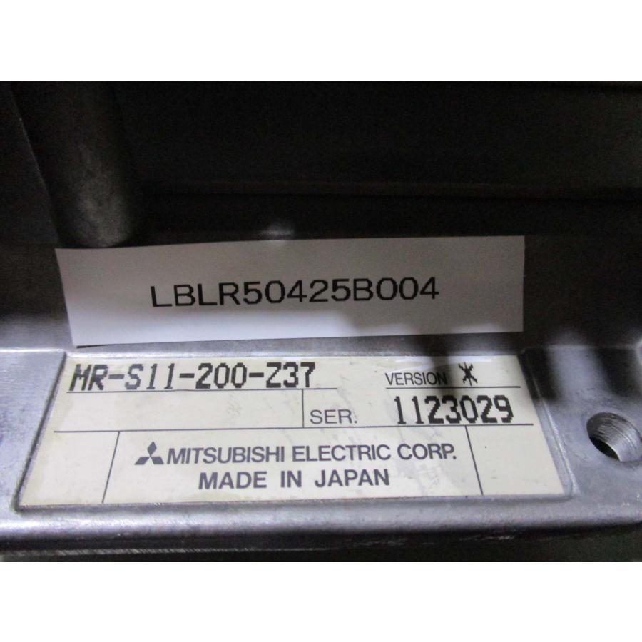 中古 MITSUBISHI SERVO DRIVE MR-S11-200-Z37(LBLR50425B004