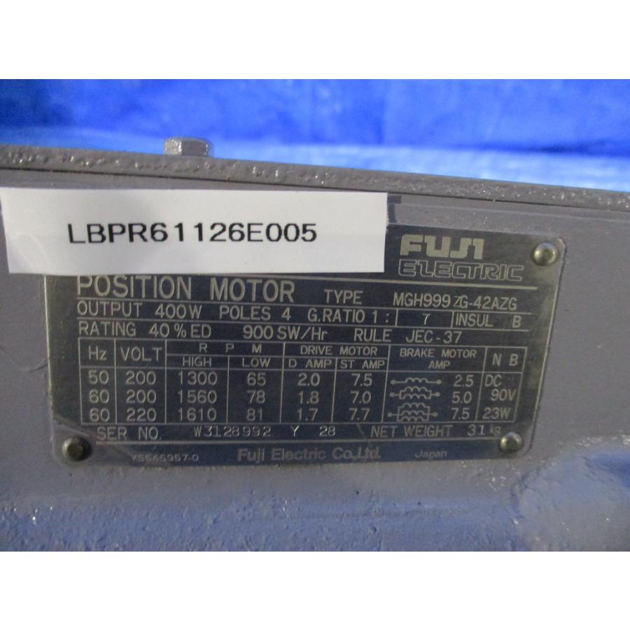 中古 富士電機 MGH999 ZG-42AZGモータ 送料別(LBPR61126E005) : growdetrading Yahoo ...