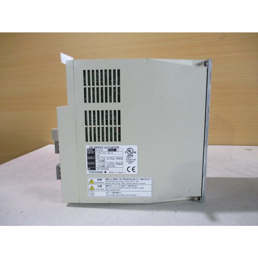 中古 YOKOGAWA DD SERVO ACTUATOR UD1BG3 サーボアクチュエータ 100-115V(LBQR50201D040)_2