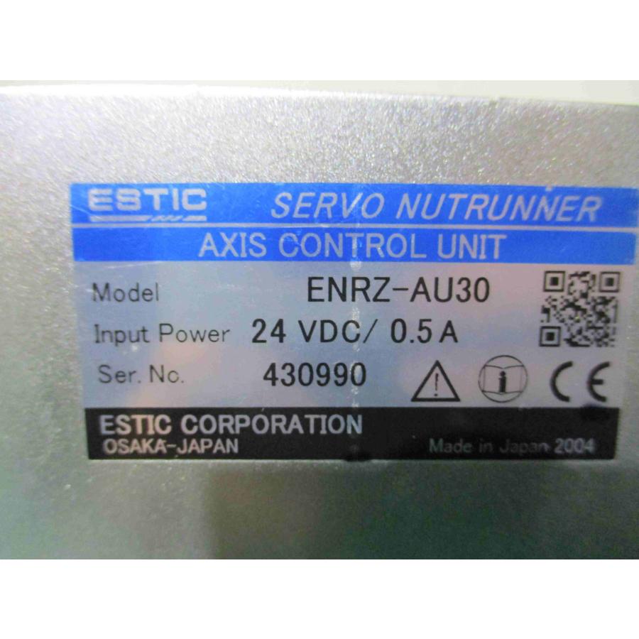 中古 ESTIC SERVO NUTRUNNER AXIS CONTROL UNIT ENRZ-AU30