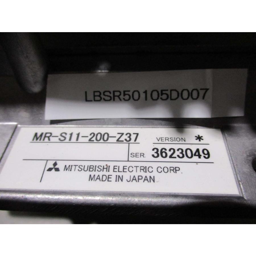中古 MITSUBISHI SERVO DRIVE MR-S11-200-Z37(LBSR50105D007