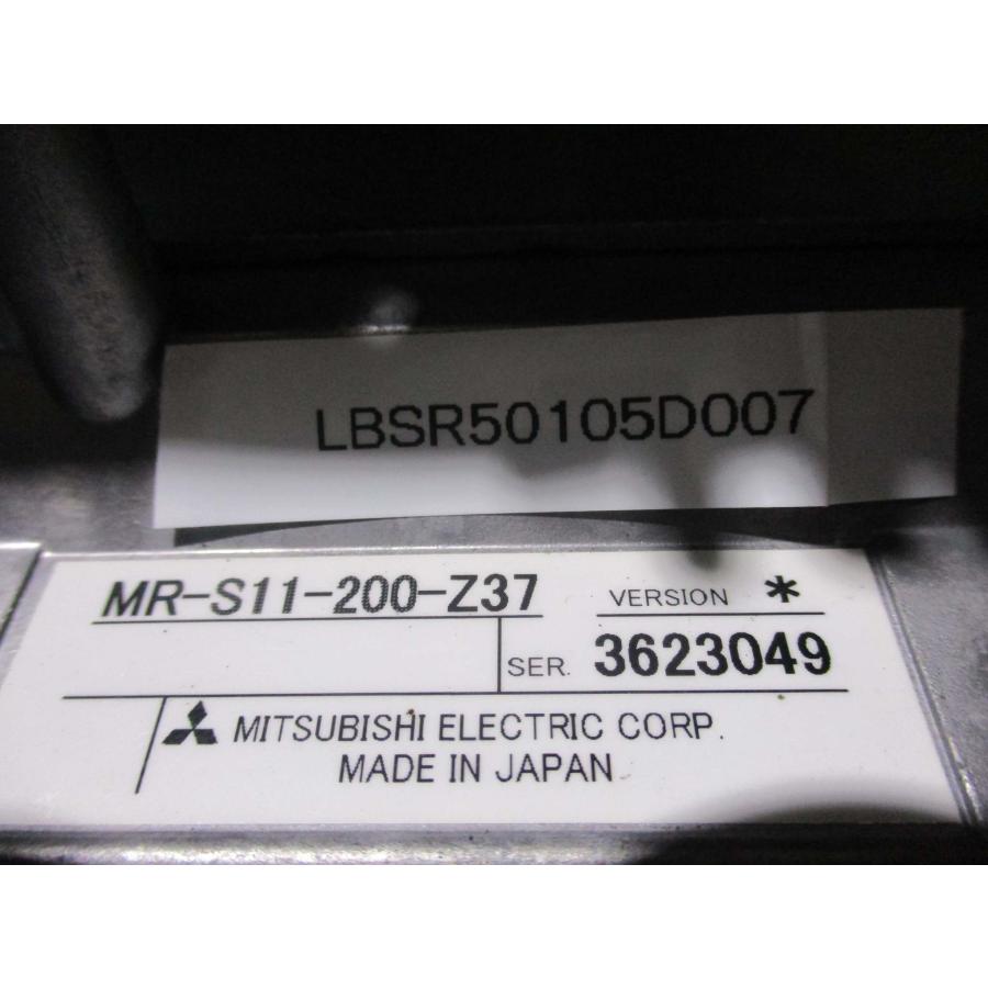 中古 MITSUBISHI SERVO DRIVE MR-S11-200-Z37(LBSR50105D007