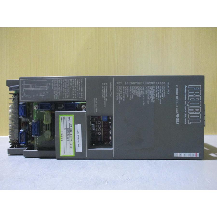 中古 MITSUBISHI SERVO DRIVE FR-SGJ-2-3.7K(LBSR50105D009)_4