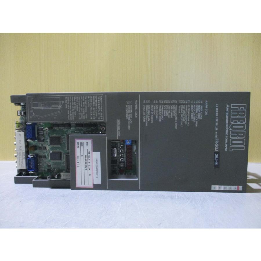 三菱 FR-SGJ-2-2.2K-BR AC スピンドルコントローラー 中古 MITSUBISHI SERVO DRIVE FR-SGJ-2-2.2K(LBSR50105D010