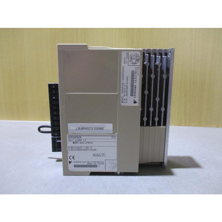 中古 YASKAWA サーボパック FULLY CLOSED I/F SGDV-0FA01A SERVOPACK