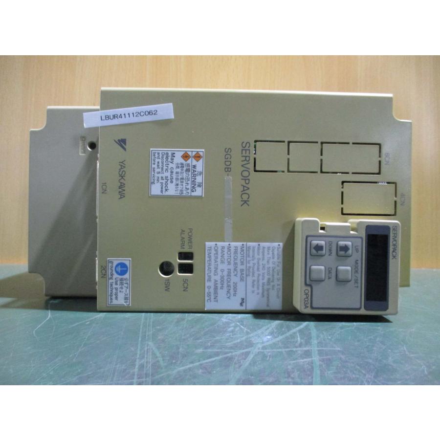中古 YASKAWA SGDB-20ADFY1 サーボパック(LBUR41112C062