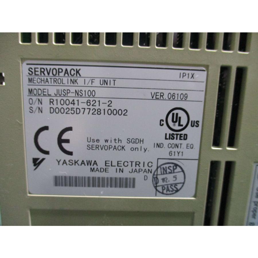 中古 YASKAWA JUSP-NS100/SGDH-04AEY213 200V サーボパック 中古 YASKAWA JUSP-NS100/SGDH-04AEY213 200V サーボパック