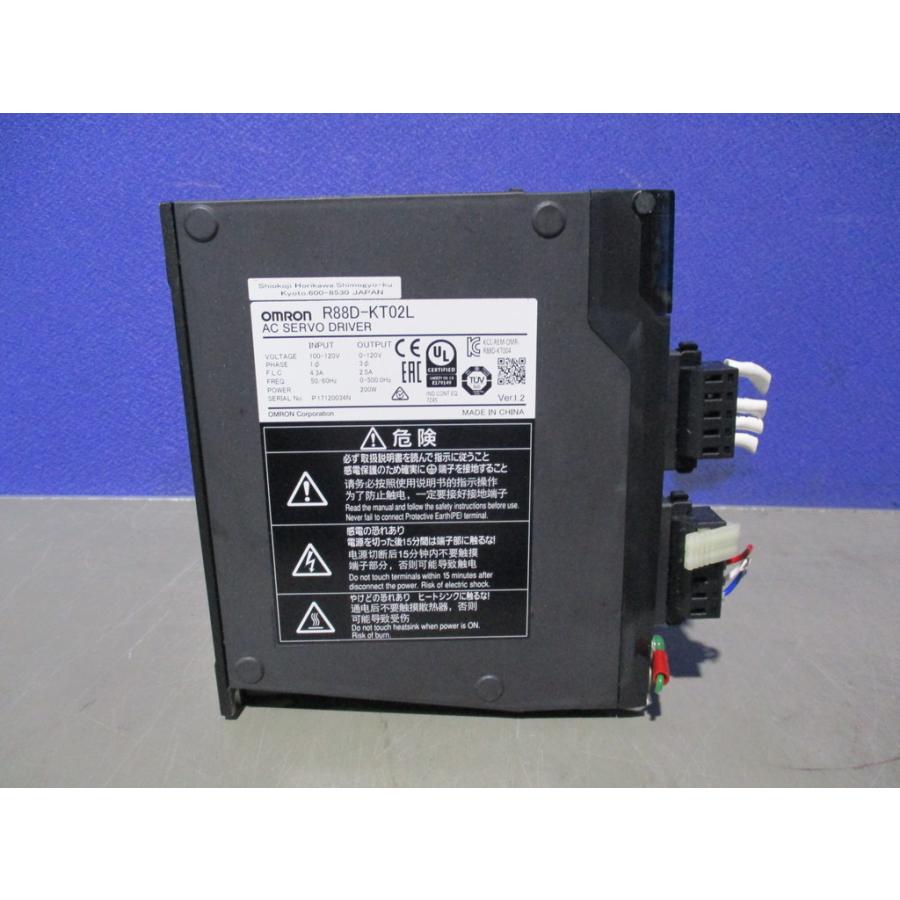 中古 OMRON R88D-KT02L 200W AC SERVO DRIVE (LBXR70801C104 