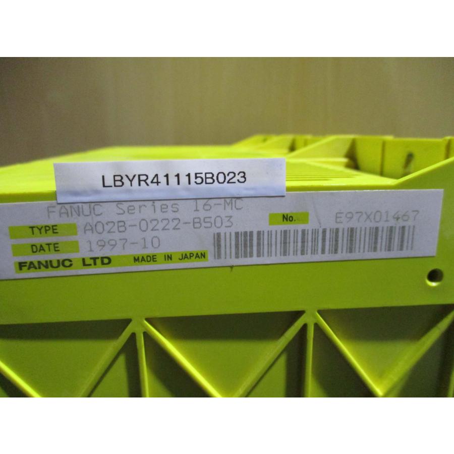 中古 FANUC A02B-0222-B503 16-MC/05B703982/14C625295 中古 FANUC A02B-0222-B503 16-MC/05B703982/14C625295