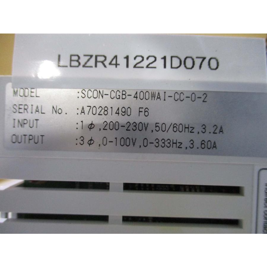 中古 IAI CONTROLLER SCON-CGB-400WAI-CC-0-2 コントローラ 中古 IAI CONTROLLER SCON-CGB-400WAI-CC-0-2 コントローラ