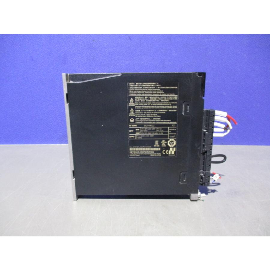 【中古】 SV-040L2 SV シリーズ ACサーボシステム 中古 KEYENCE SV2-040L2 ACサーボシステム アンプ 400W (LCDR71024B112