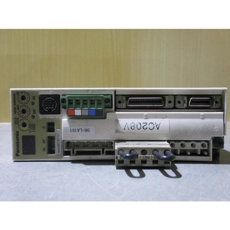中古 Panasonic AC SERVO DRIVER MSDB015D1D サーボドライバー