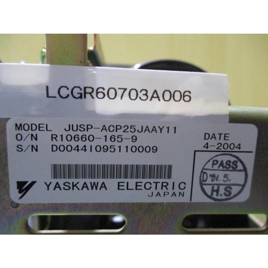 中古 YASKAWA JUSP-ACP25JAAY11 SERVO PACK Controller(LCGR60703A006)