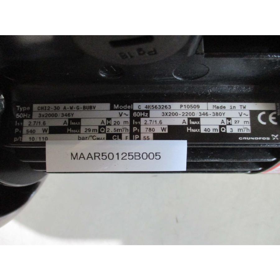 中古GRUNDFOS グルンドフォス 立形多段式渦巻ポンプ CHI2-30 中古GRUNDFOS グルンドフォス 立形多段式渦巻ポンプ CHI2-30