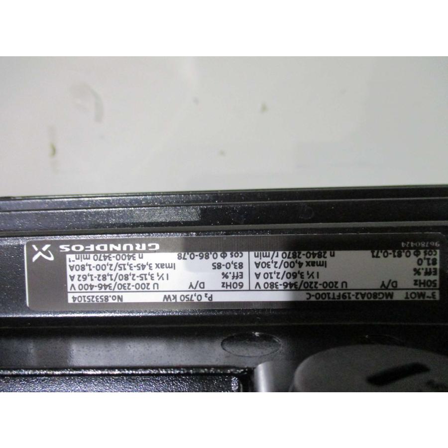 中古 GRUNDFOS グルンドフォスポンプ 立形多段うず巻ポンプ CRN3 中古 GRUNDFOS グルンドフォスポンプ 立形多段うず巻ポンプ CRN3
