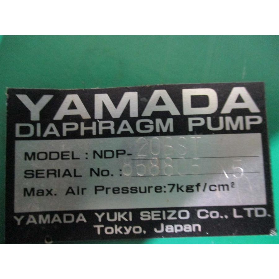 中古 YAMADA ダイアフラムポンプ 20BST(MACR41123D002 中古 YAMADA ダイアフラムポンプ 20BST(MACR41123D002