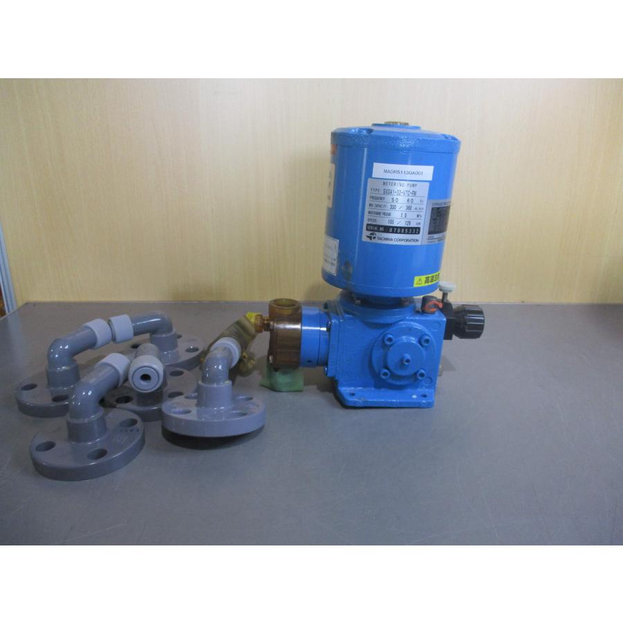 中古 TACMINA METERING PUMP SXDA1-32-VTC-FW 定量ポンプS 中古 TACMINA METERING PUMP SXDA1-32-VTC-FW 定量ポンプS