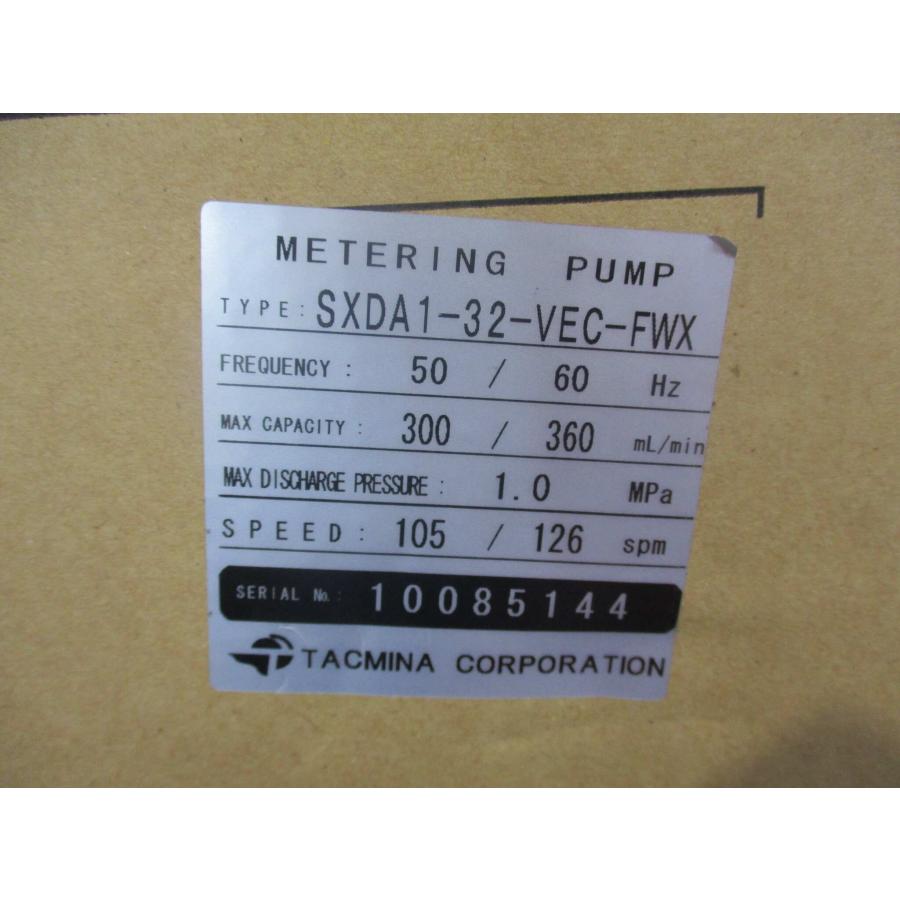 中古 TACMINA METERING PUMP SXDA1-32-VEC-FWX 定量ポンプS 中古 TACMINA METERING PUMP SXDA1-32-VEC-FWX 定量ポンプS