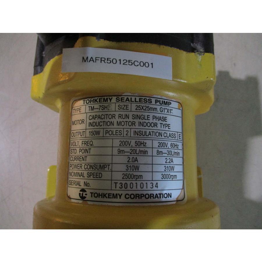 中古TOHKEMY SEALLESS PUMP TM-7SHE 200V(MAFR50125C001