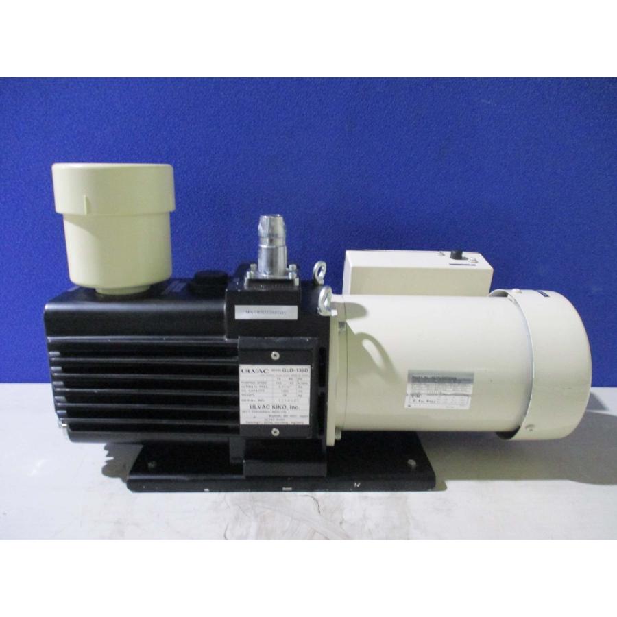 中古 ULVAC GLD-136D OIL ROTARY VACUUM PUMP 回転真空ポンプ 中古 ULVAC GLD-136D OIL ROTARY VACUUM PUMP 回転真空ポンプ