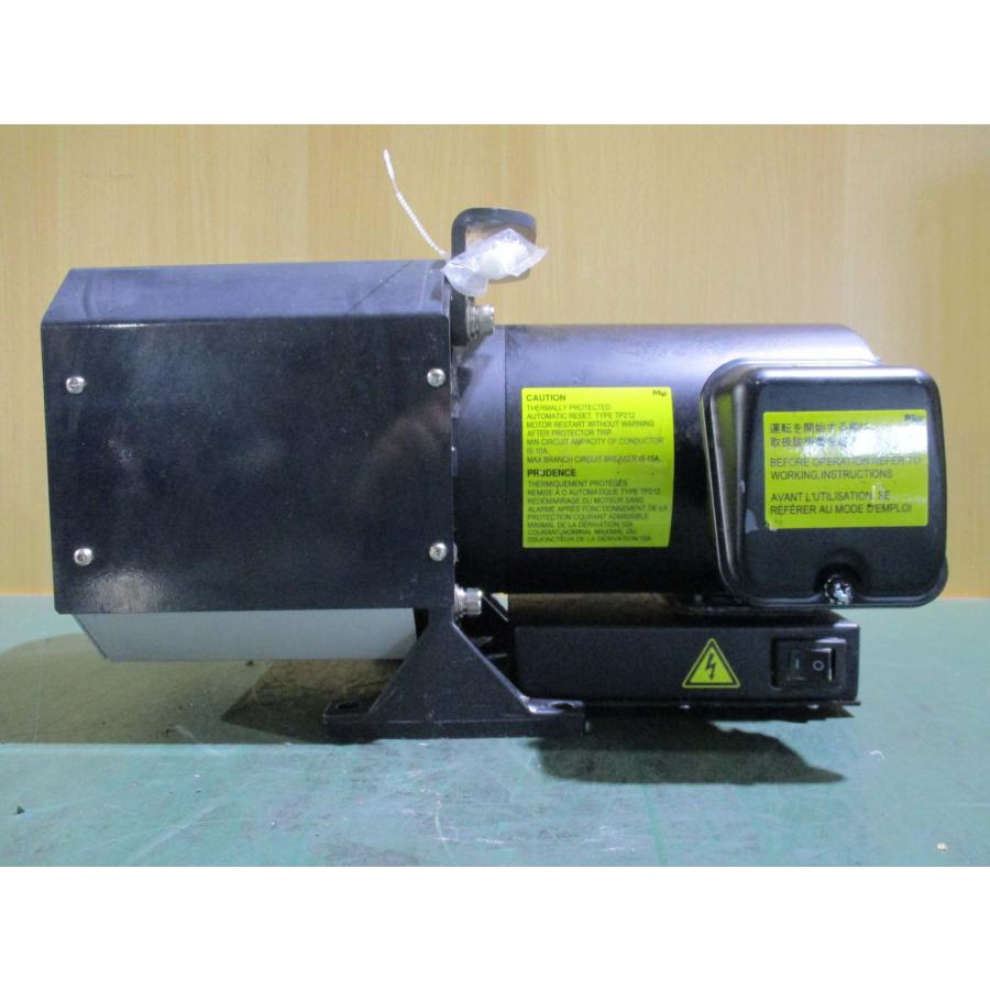 中古 ICHINOMIYA DENKI SINGLE PHASE INDUCTION MOTOR ABTTA12PG001 0.3KW/VACUUM PUMP DVSL-100C(MAHR50612C012)_5