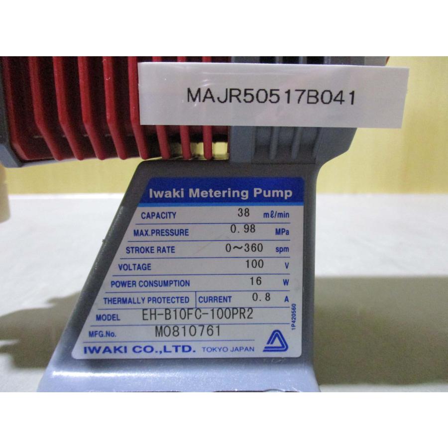 中古 IWAKI EH-B10FC-100PR2 電磁定量ポンプ/ EHC-B100PR 中古 IWAKI EH-B10FC-100PR2 電磁定量ポンプ/ EHC-B100PR