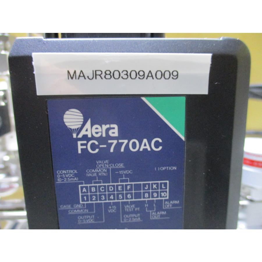 中古 Aera FC-770AC マスフローコントローラーユニット 6連構成 ガス流量制御ユニット TYPE:N.C. 18個 (MAJR80309A009)の画像