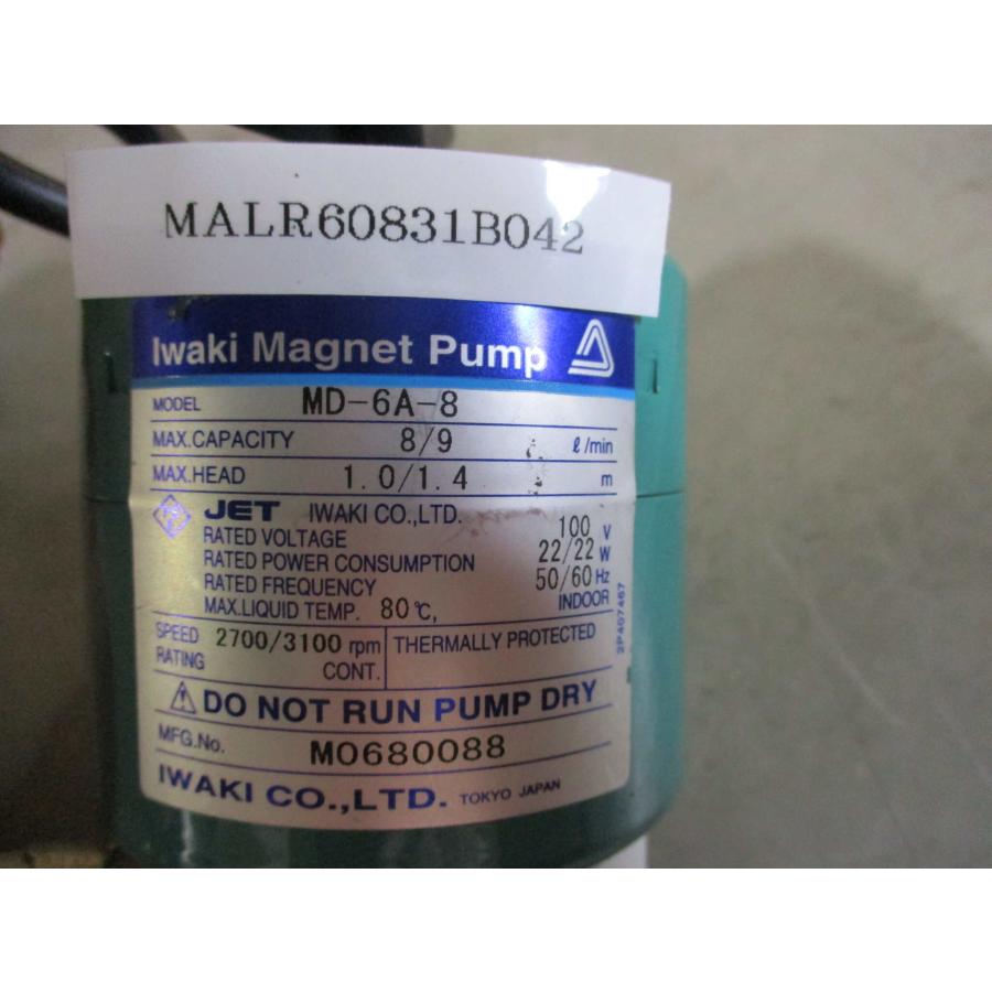 中古IWAKI マグネットポンプ MD-6A-8(MALR60831B042) : growdetrading