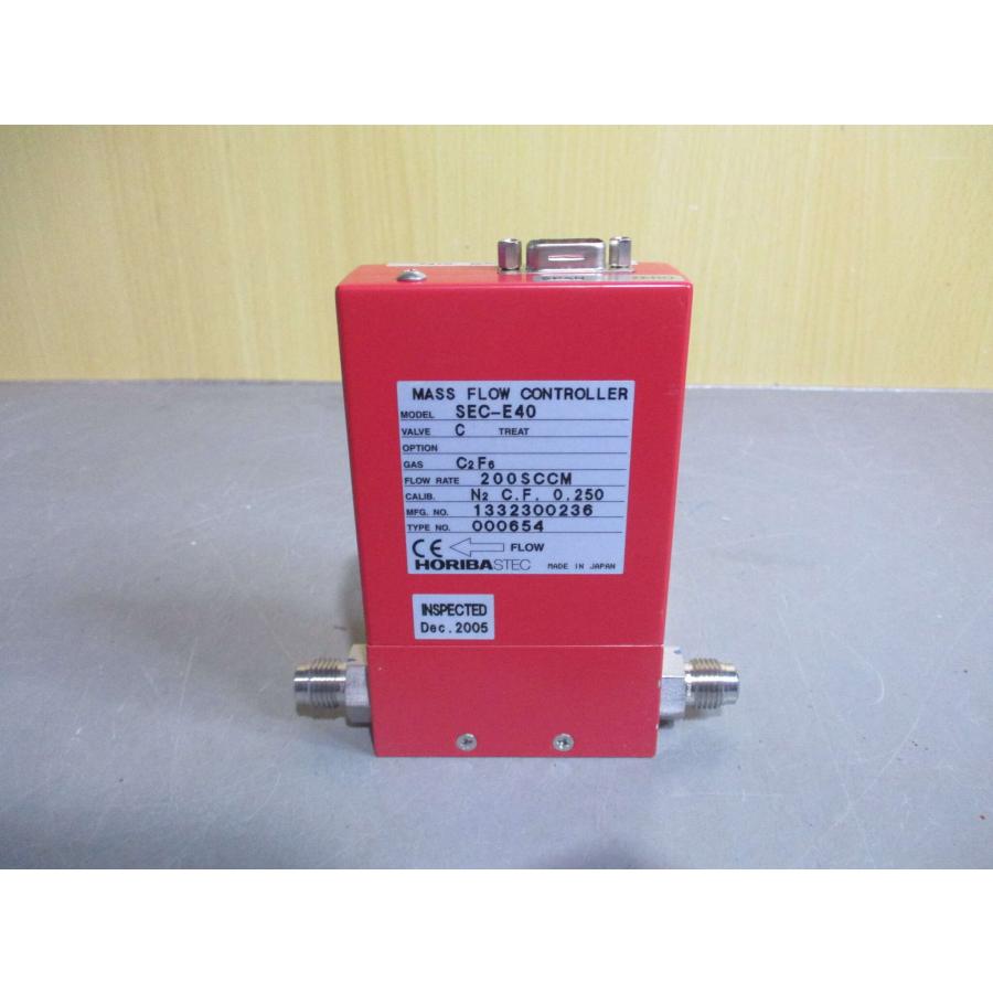 中古 HORIBA MASS FLOW CONTROLLER SEC-E40 マスフロー 中古 HORIBA MASS FLOW CONTROLLER SEC-E40 マスフロー