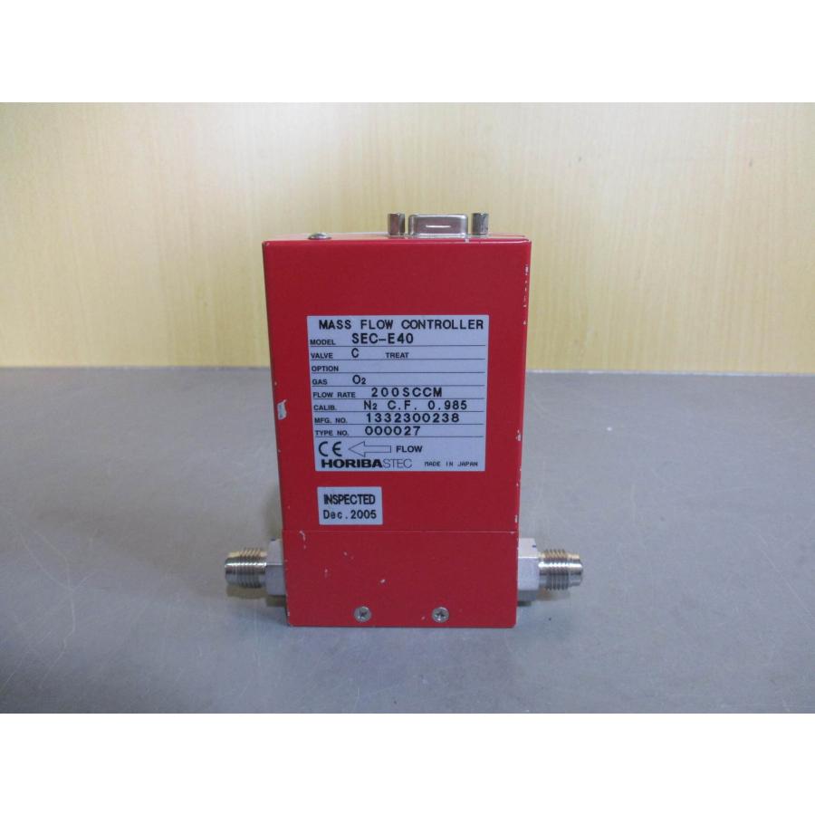 中古 HORIBA SEC-E40  MASS FLOW CONTROLLER マスフローコントローラ  (MASR51208B047)｜growdetradingltd｜03