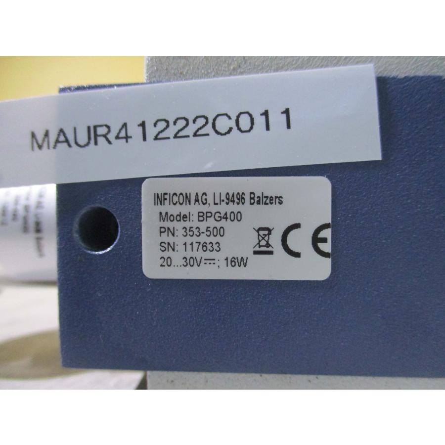 中古INFICON 熱陰極電離・ピラニ真空計 BPG400(MAUR41222C011