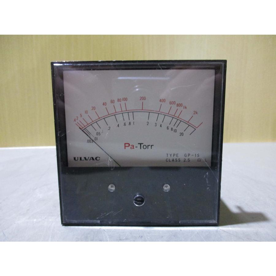 中古 ULVAC ピラニ真空計 GP-1S 真空度測定範囲0.4〜2700Pa 中古 ULVAC ピラニ真空計 GP-1S 真空度測定範囲0.4〜2700Pa