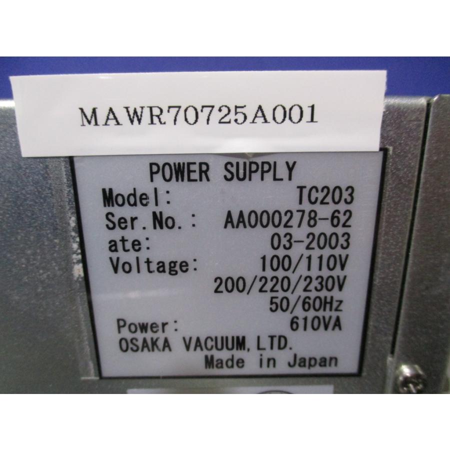 中古 OSAKA TC203 POWER SUPPLY (通電OK) (MAWR70725A001)の画像