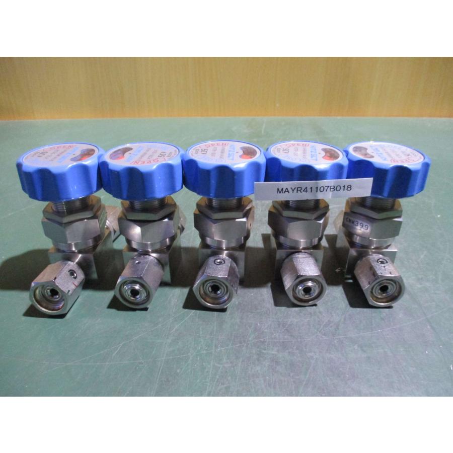 中古 KITZ SCT S20Y SCV 316L 10K-1/4 ダイヤフラムバルブ 5セット
