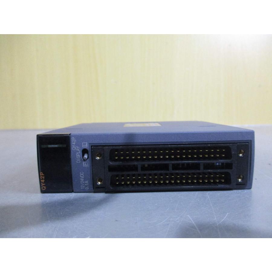 中古 MITSUBISHI OUTPUT UNIT QY42P 出力ユニット 4個 (NABR60322C076