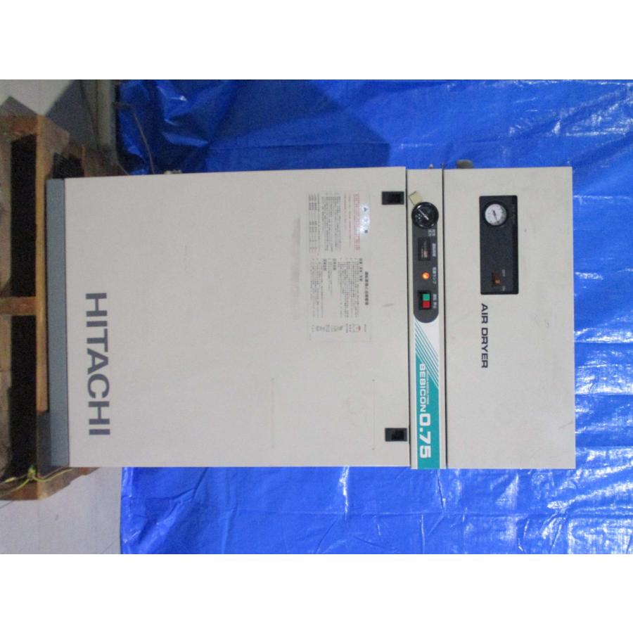 中古 HITACHI 日立 小形空気圧縮機 POD-0.75PSC5 AC100V 出力0.75kW 単 