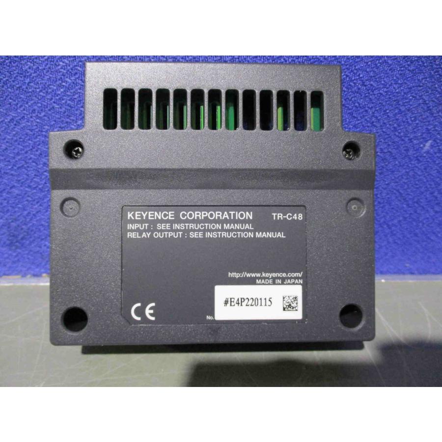 新古KEYENCE TR-C48 パルス計測・入出力装置 データログ用 新古KEYENCE TR-C48 パルス計測・入出力装置 データログ用