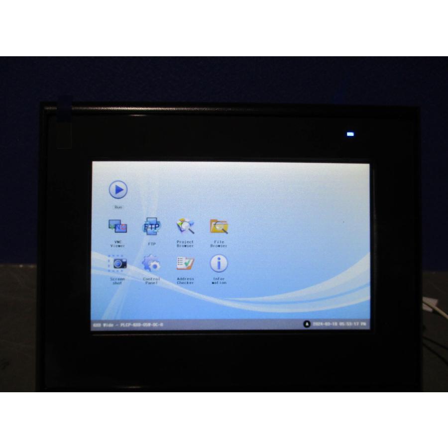 新古MiSUMi タッチパネル PLCP-GX8-05W-DC-R 通電OK(NADR60318D001