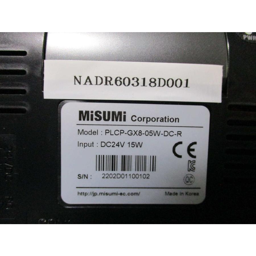 新古MiSUMi タッチパネル PLCP-GX8-05W-DC-R 通電OK(NADR60318D001